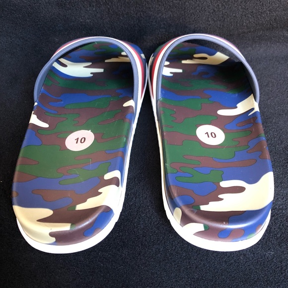 NEW TOMMY HILFIGER Men's SLIP ON SLIDES SANDALS - Picture 4 of 7